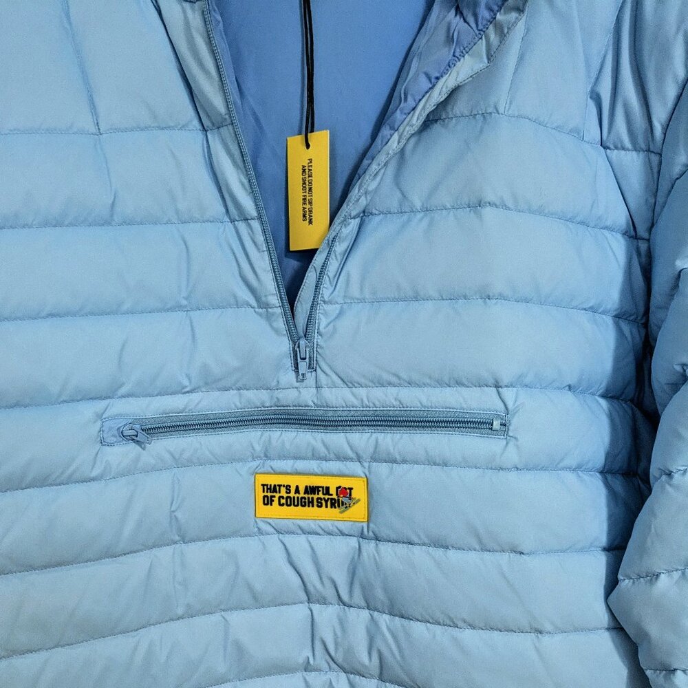 That's A Awful Lot of Cough Syrup 1/4 Zip Puffer - NWT - Picture 3 of 14